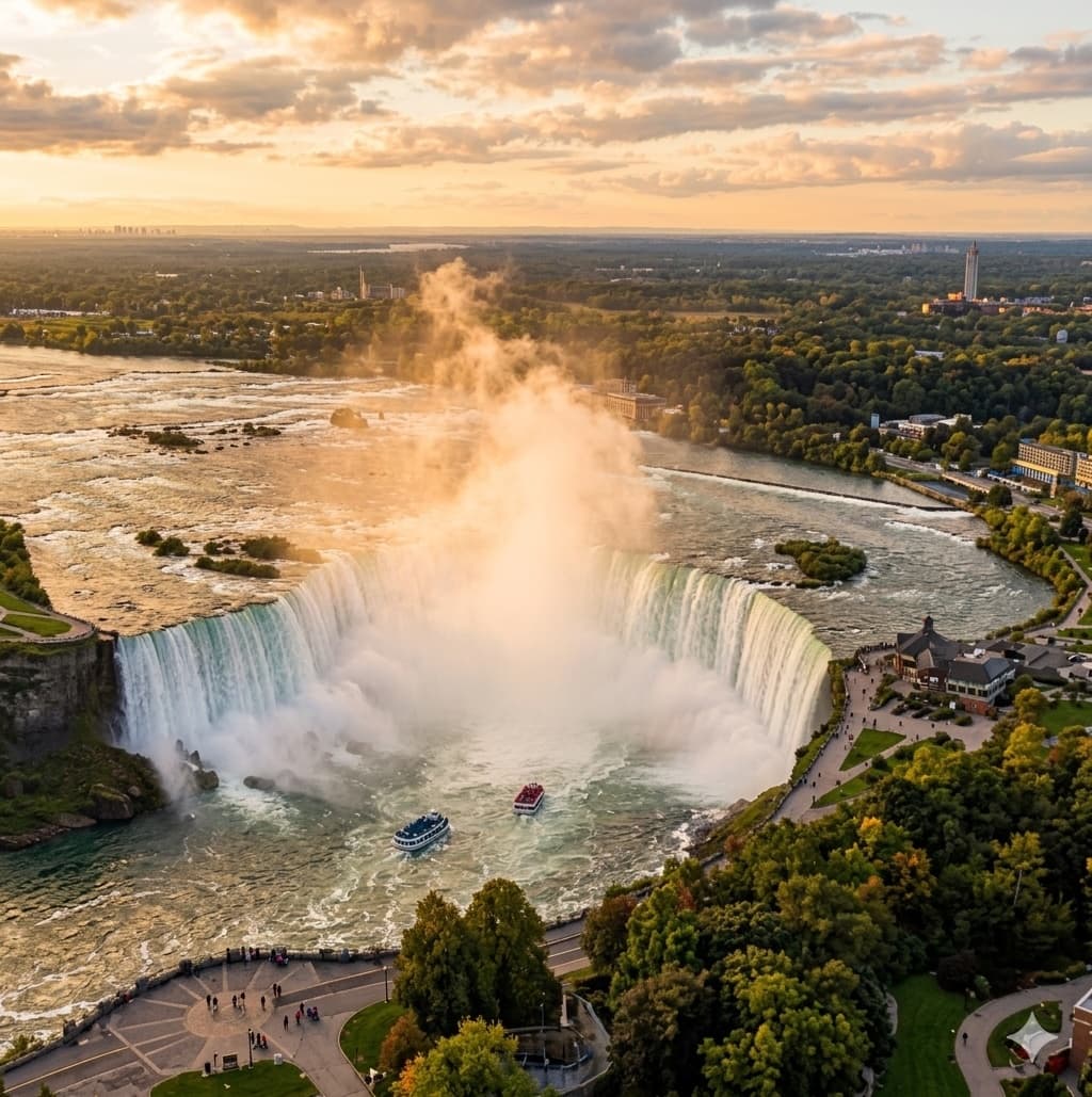 Skylon Tower - Vue aérienne