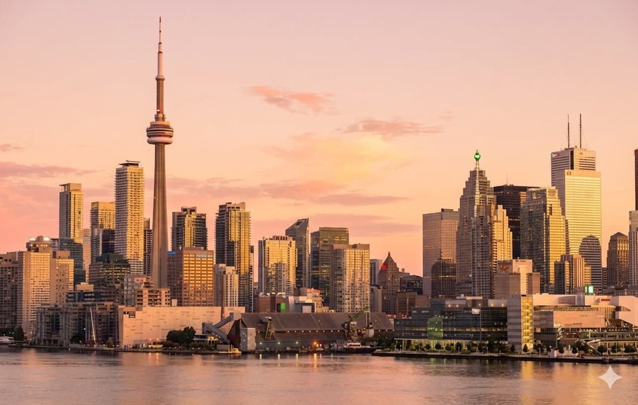 Toronto Islands - Skyline View