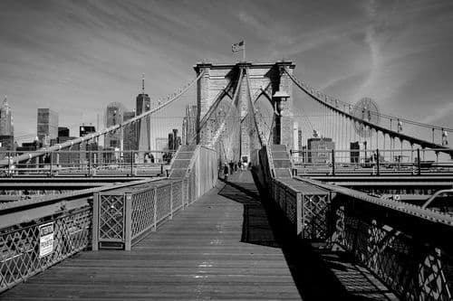 Pont de Brooklyn, N&B