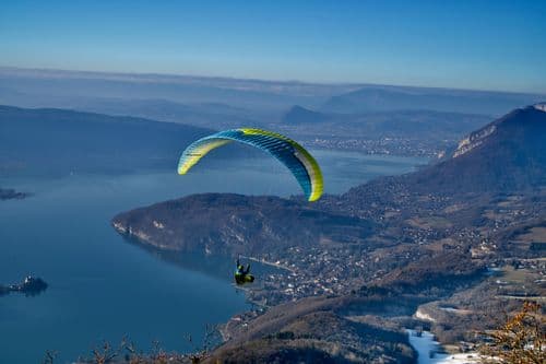 Parapente sur Lac