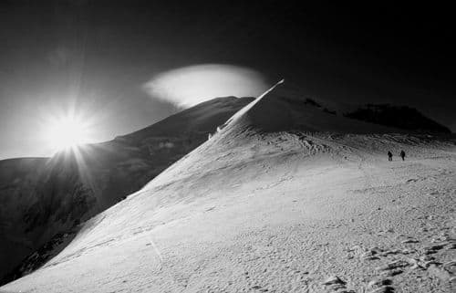 Lenticulaire sur le Mont Blanc