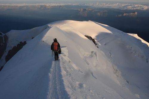 Arête des bosses — Mont Blanc | impresión artística de montaña Fine Art