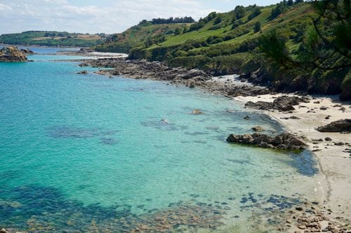 Bretagne, bleu et vert