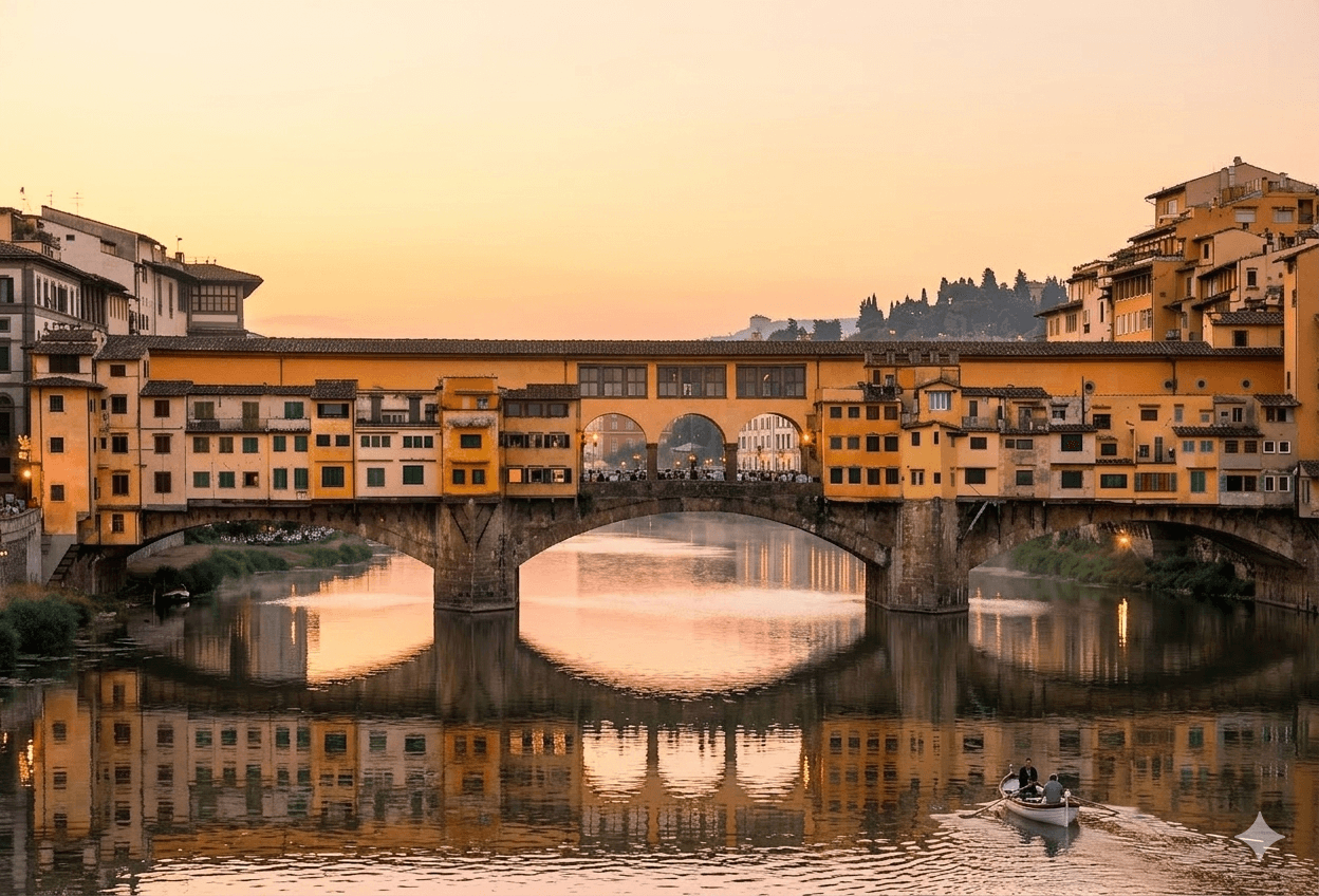 Ponte Vecchio depuis le Ponte Santa Trinita
