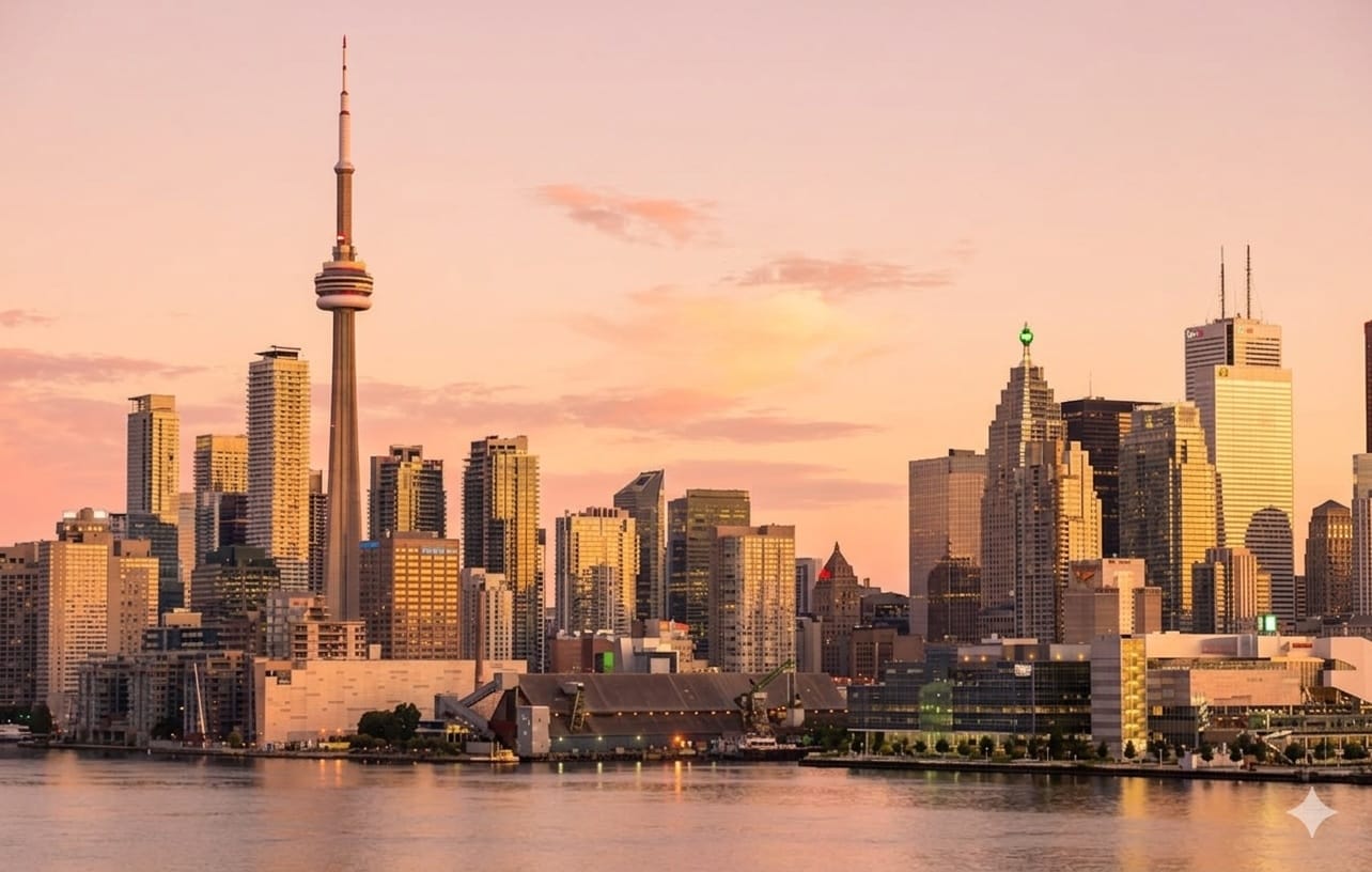 Toronto Islands - Skyline View