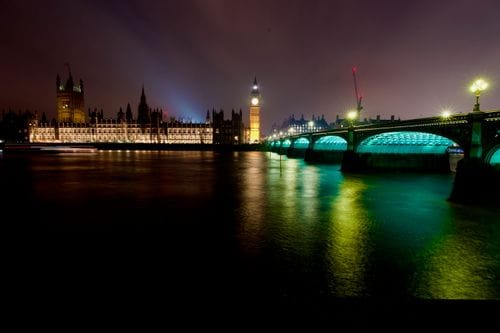 Foto nocturna con trípode