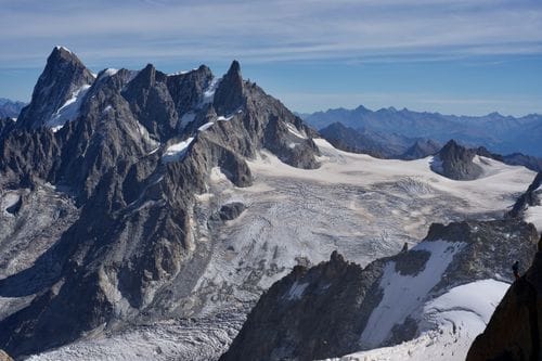 Vue depuis l'aiguille du midi