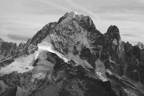 Lac Blanc, N&B